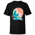 thumbnail image 1 of Disney Princess Ariel Finding Your Own Voice - Short Sleeve T-Shirt for Kids - Customized-Black, 1 of 5