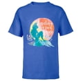 thumbnail image 1 of Disney Princess Ariel Finding Your Own Voice - Short Sleeve T-Shirt for Kids - Customized-Royal, 1 of 5