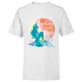 thumbnail image 1 of Disney Princess Ariel Finding Your Own Voice - Short Sleeve T-Shirt for Kids - Customized-White, 1 of 5