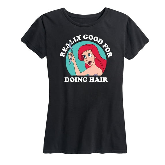 Disney Princess - Ariel Good For Doing Hair - Women's Short Sleeve Graphic T-Shirt
