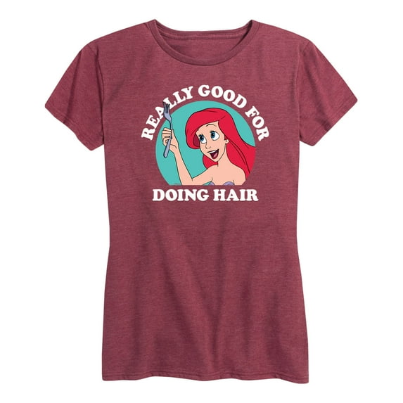 Disney Princess - Ariel Good For Doing Hair - Women's Short Sleeve Graphic T-Shirt