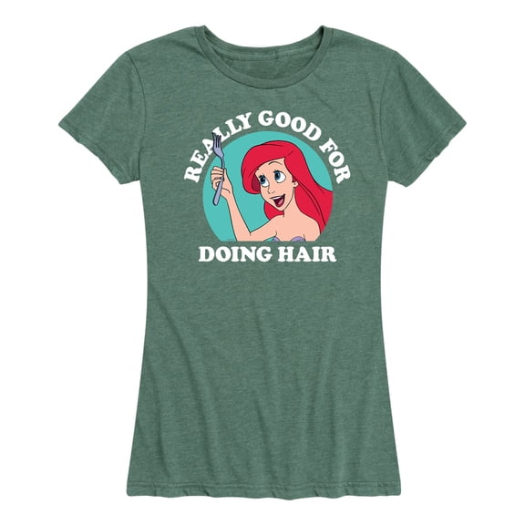 Disney Princess - Ariel Good For Doing Hair - Women's Short Sleeve Graphic T-Shirt