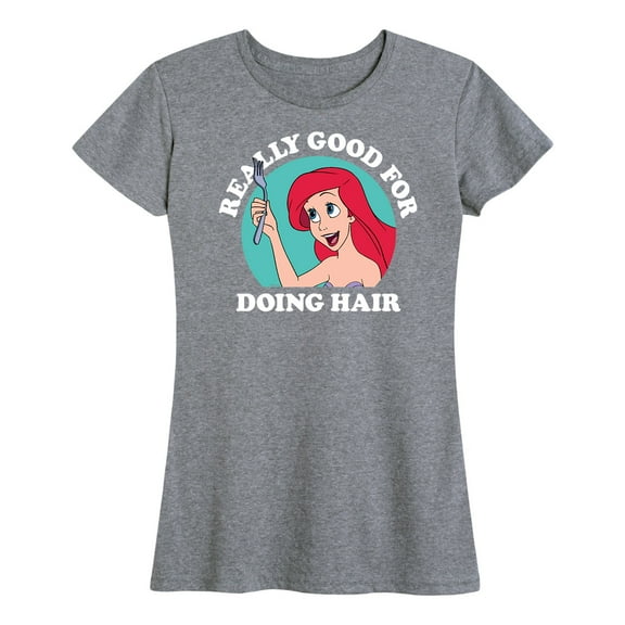 Disney Princess - Ariel Good For Doing Hair - Women's Short Sleeve Graphic T-Shirt