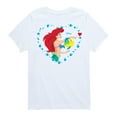 thumbnail image 1 of Disney Princess - Ariel - Heart - Valentine's Day - Youth Short Sleeve Graphic T-Shirt, 1 of 4
