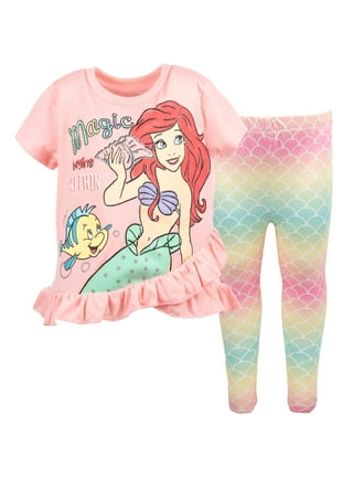 Disney Zombies Little Girls T-Shirt and Leggings Outfit Set Little