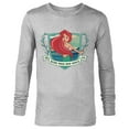 thumbnail image 1 of Disney Princess Ariel Little Mermaid Ride Your Own Wave 2024 - Long Sleeve T-Shirt for Men - Customized-Athletic Heather, 1 of 5