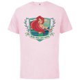 thumbnail image 1 of Disney Princess Ariel Little Mermaid Ride Your Own Wave 2024 - Short Sleeve Cotton T-Shirt for Adults - Customized-Soft Pink, 1 of 5