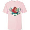 thumbnail image 1 of Disney Princess Ariel Little Mermaid Ride Your Own Wave 2024 - Short Sleeve T-Shirt for Kids - Customized-Soft Pink, 1 of 5