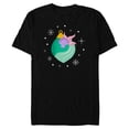 thumbnail image 1 of Disney Princess Ariel Mermaid Holiday Christmas Ornament - Short Sleeve Blended T-Shirt for Adults - Customized-Black, 1 of 5