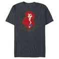 thumbnail image 1 of Disney Princess Ariel Modern Art Deco Style - Short Sleeve Blended T-Shirt for Adults - Customized-Navy Heather, 1 of 5