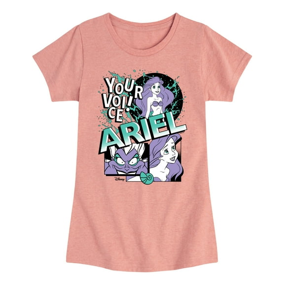 Disney Princess - Ariel Pop - Toddler & Youth Girls Short Sleeve Graphic T-Shirt