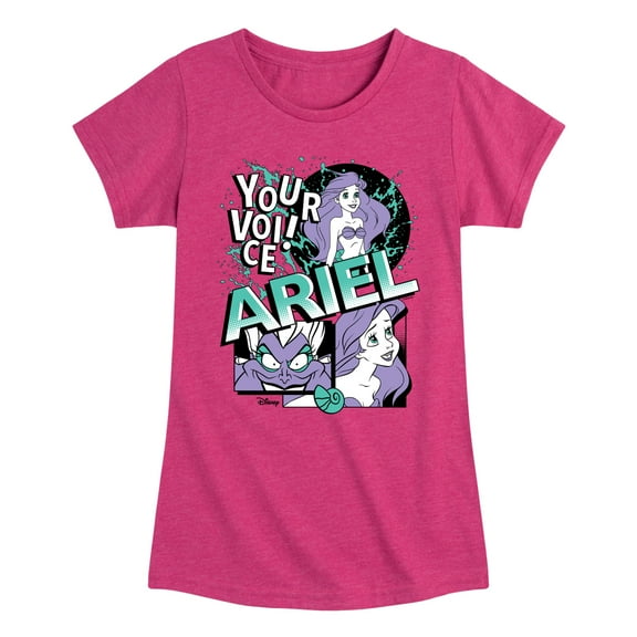 Disney Princess - Ariel Pop - Toddler & Youth Girls Short Sleeve Graphic T-Shirt