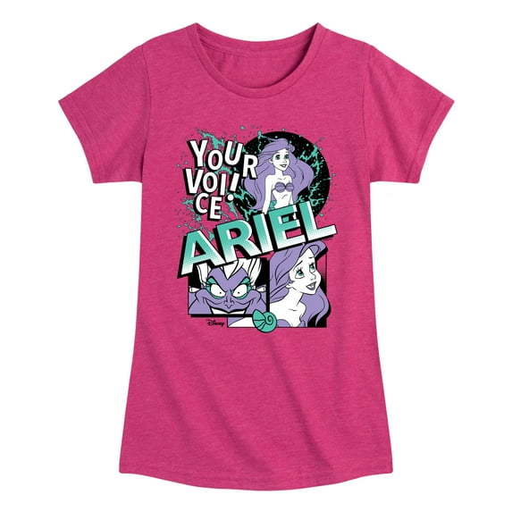 Disney Princess - Ariel Pop - Toddler & Youth Girls Short Sleeve Graphic T-Shirt