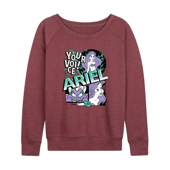 Disney Princess - Ariel Pop - Women's Lightweight French Terry Long Sleeve Shirt