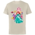 thumbnail image 1 of Disney Princess Ariel, Rapunzel, and Aurora Gifts - Short Sleeve Cotton T-Shirt for Adults - Customized-Natural, 1 of 5