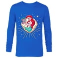 thumbnail image 1 of Disney Princess Ariel Seashell Gift Holiday Standard - Long Sleeve T-Shirt for Men – Customized-Royal, 1 of 5