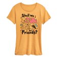 thumbnail image 1 of Disney Princess - Ariel Shell We Be Friends - Women's Short Sleeve Graphic T-Shirt, 1 of 6