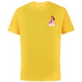 thumbnail image 1 of Disney Princess Ariel Small Print - Short Sleeve Cotton T-Shirt for Adults - Customized-Yellow, 1 of 5