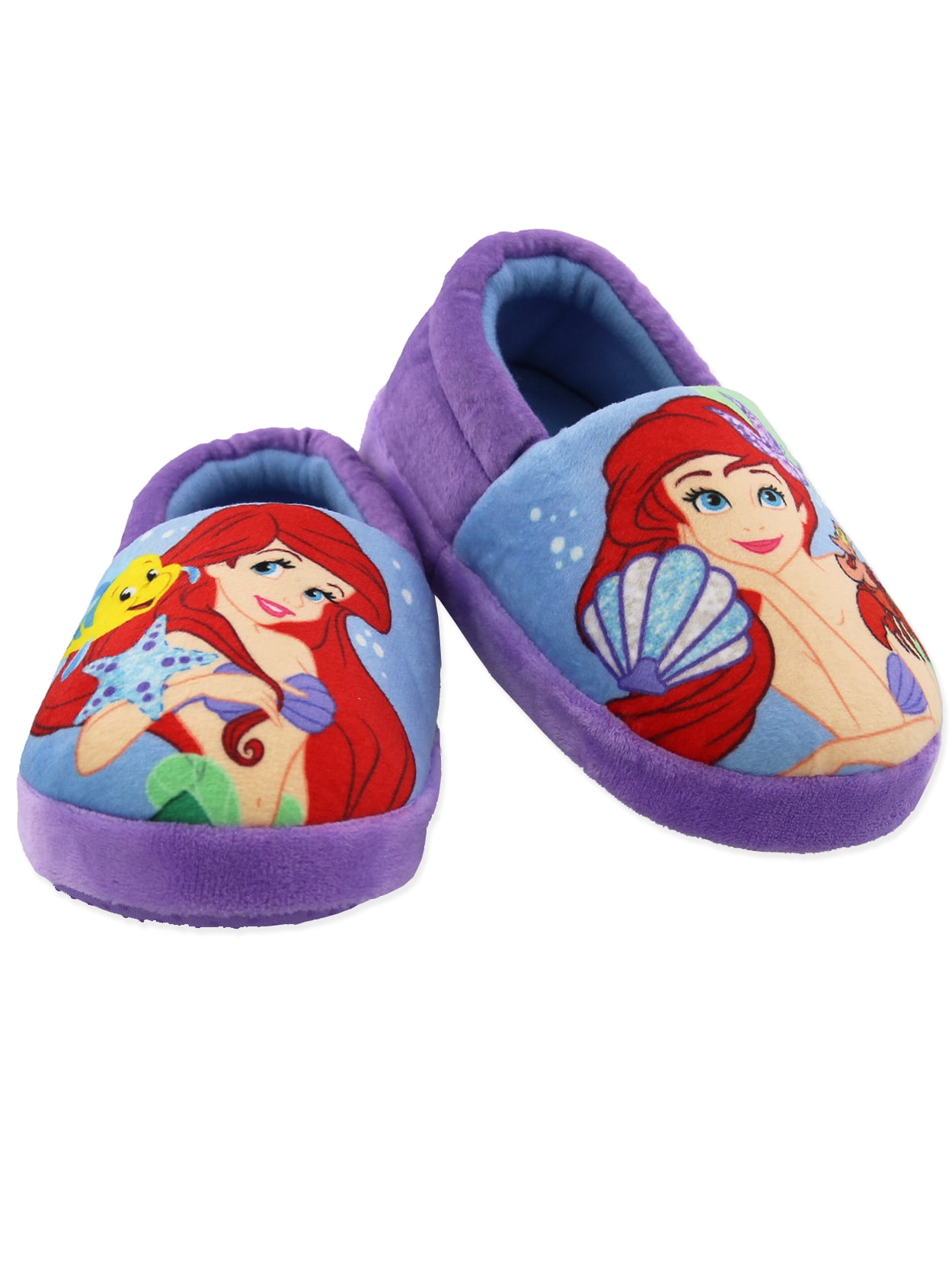 Ladies Slippers Girls Mermaid Slippers Disney Princess Ariel The