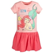 Disney Princess Ariel Toddler Girls French Terry Dress Toddler to Big Kid