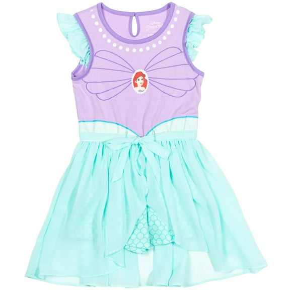 Disney Princess Ariel Toddler Girls Romper and Skirt Toddler to Big Kid