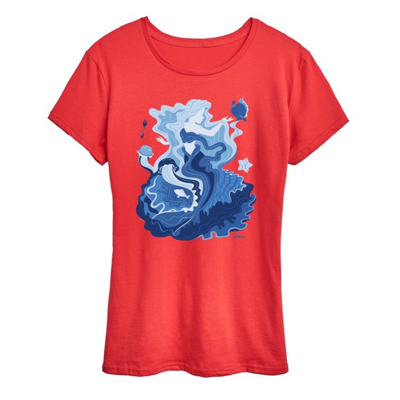 Disney Princess - Ariel Water Queen - Women's Short Sleeve Graphic T-Shirt