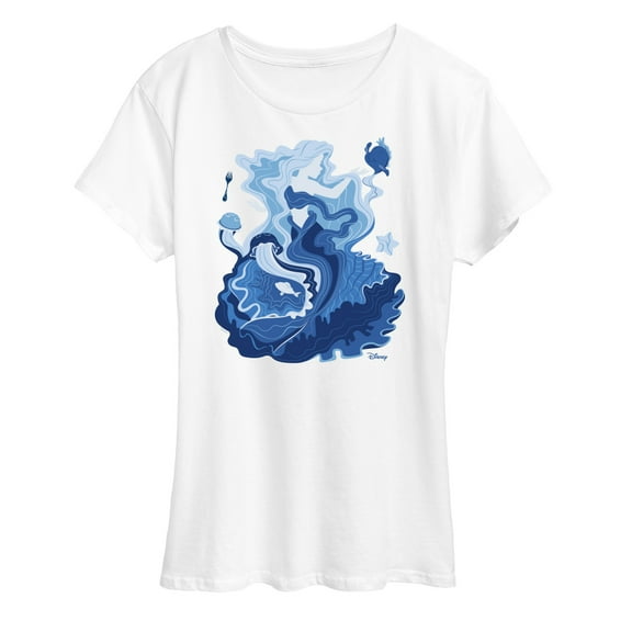 Disney Princess - Ariel Water Queen - Women's Short Sleeve Graphic T-Shirt