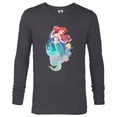 thumbnail image 1 of Disney Princess Ariel and Flounder Under the Sea - Long Sleeve T-Shirt for Men - Customized-Charcoal Heather, 1 of 5