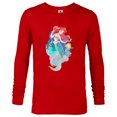 thumbnail image 1 of Disney Princess Ariel and Flounder Under the Sea - Long Sleeve T-Shirt for Men - Customized-New Red, 1 of 5