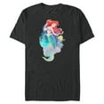 thumbnail image 1 of Disney Princess Ariel and Flounder Under the Sea - Short Sleeve Blended T-Shirt for Adults - Customized-Dark Heather, 1 of 5
