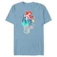 thumbnail image 1 of Disney Princess Ariel and Flounder Under the Sea - Short Sleeve Blended T-Shirt for Adults - Customized-Ocean Blue, 1 of 5