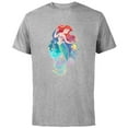 thumbnail image 1 of Disney Princess Ariel and Flounder Under the Sea - Short Sleeve Cotton T-Shirt for Adults - Customized-Athletic Heather, 1 of 5