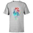 thumbnail image 1 of Disney Princess Ariel and Flounder Under the Sea - Short Sleeve T-Shirt for Kids - Customized-Athletic Heather, 1 of 5