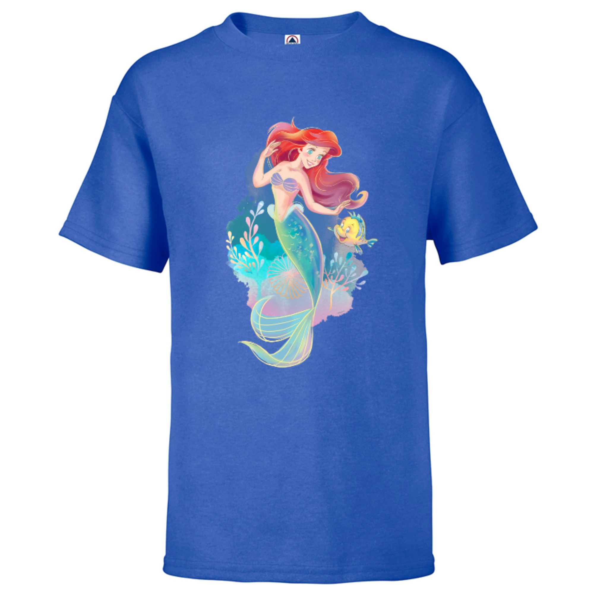 Disney Princess Ariel and Flounder Under the Sea Short Sleeve TShirt
