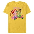 thumbnail image 1 of Disney Princess Ariel and Tiana Friends are Magic - Short Sleeve Blended T-Shirt for Adults - Customized-Yellow, 1 of 5