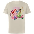 thumbnail image 1 of Disney Princess Ariel and Tiana Friends are Magic - Short Sleeve Cotton T-Shirt for Adults - Customized-Natural, 1 of 5