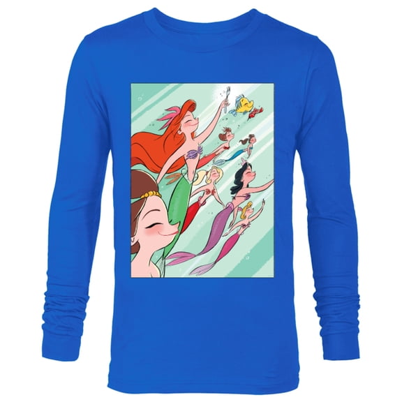 Disney Princess Ariel and her Sisters - Long Sleeve T-Shirt for Men - Customized-Royal