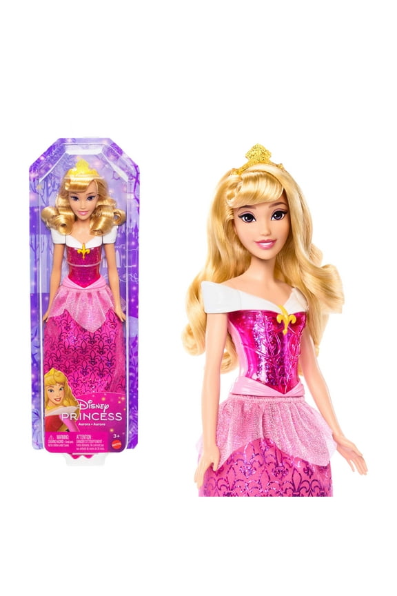 Aurora 11 inch Fashion Doll with Blonde Hair, Purple Eyes & Tiara Accessory