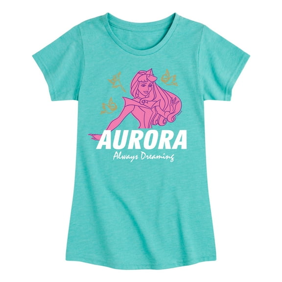 Disney Princess - Aurora Always Dreaming - Toddler And Youth Girls Short Sleeve Graphic T-Shirt