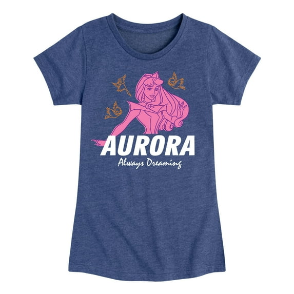 Disney Princess - Aurora Always Dreaming - Toddler And Youth Girls Short Sleeve Graphic T-Shirt