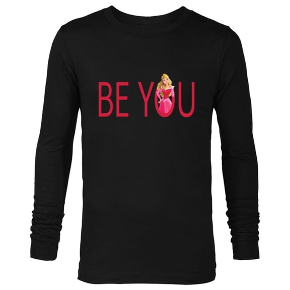 Disney Princess Aurora Be You - Long Sleeve T-Shirt for Men - Customized-Black