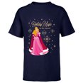 thumbnail image 1 of Disney Princess Aurora Holiday Magic in My Heart Standard - Short Sleeve T-Shirt for Kids – Customized-Navy, 1 of 5