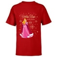 thumbnail image 1 of Disney Princess Aurora Holiday Magic in My Heart Standard - Short Sleeve T-Shirt for Kids – Customized-Red, 1 of 5