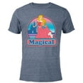thumbnail image 1 of Disney Princess Aurora Magical Retro - Short Sleeve Blended T-Shirt for Adults - Customized-Navy Heather, 1 of 5