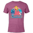 thumbnail image 1 of Disney Princess Aurora Magical Retro - Short Sleeve Blended T-Shirt for Adults - Customized-Purple, 1 of 5