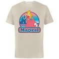 thumbnail image 1 of Disney Princess Aurora Magical Retro - Short Sleeve Cotton T-Shirt for Adults - Customized-Natural, 1 of 5