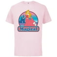 thumbnail image 1 of Disney Princess Aurora Magical Retro - Short Sleeve Cotton T-Shirt for Adults - Customized-Soft Pink, 1 of 5