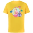 thumbnail image 1 of Disney Princess Aurora Sleeping Beauty Birthday - Short Sleeve Cotton T-Shirt for Adults - Customized-Yellow, 1 of 5