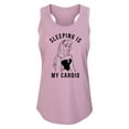 thumbnail image 1 of Disney Princess - Aurora Sleeping Is My Cardio - Women's Racerback Tank Top, 1 of 5