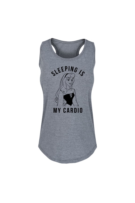 - Aurora Sleeping Is My Cardio - Women's Racerback Tank Top
